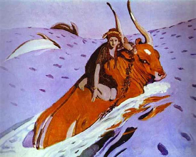 Valentin Serov The Rape of Europe oil painting image